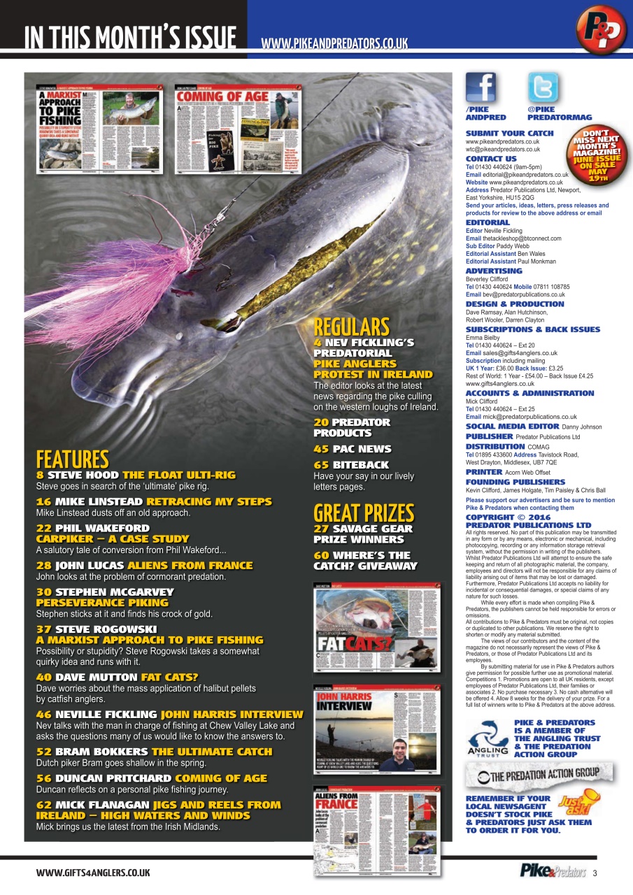 Pike & Predators Preview Pages