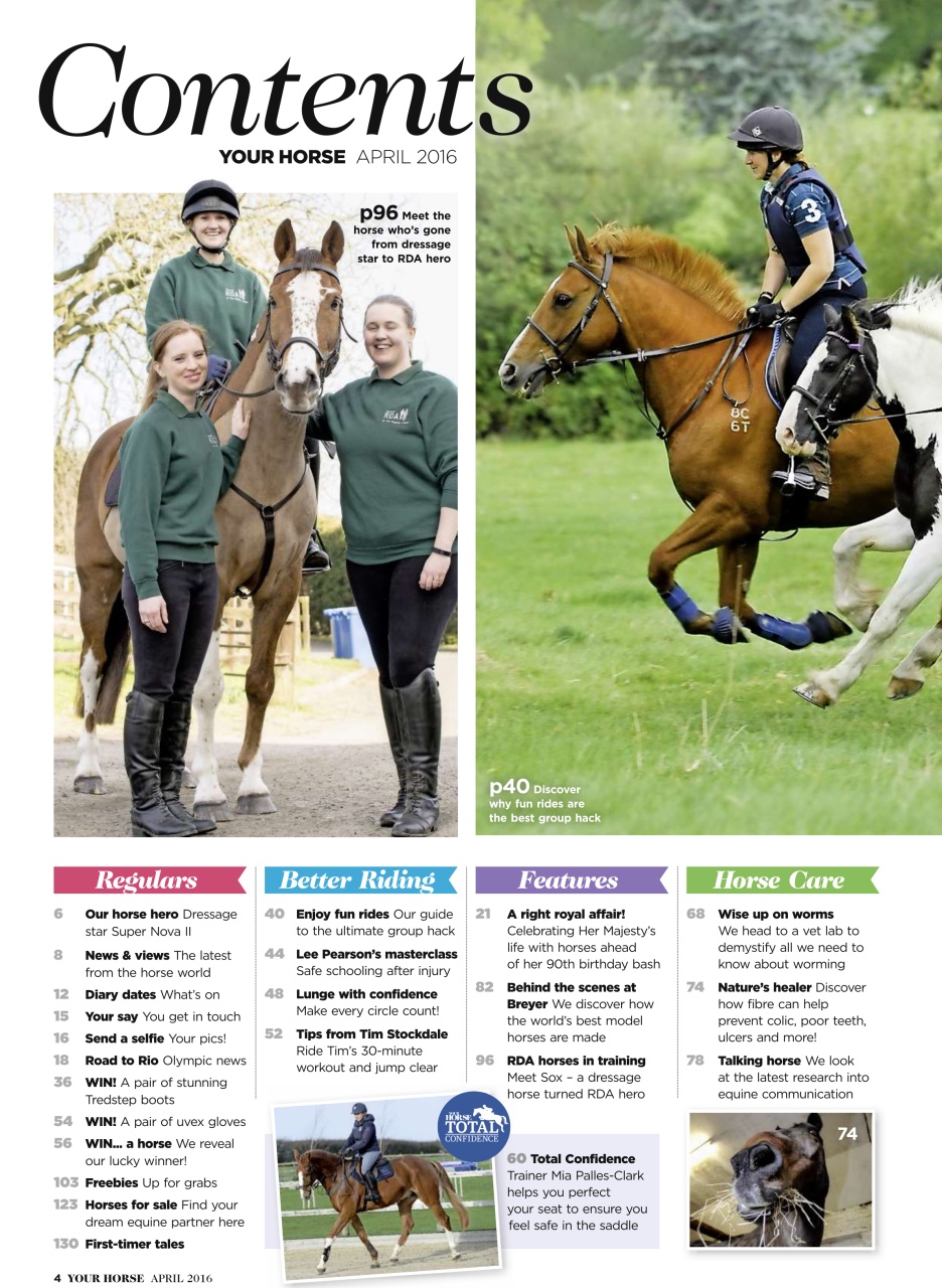 Your Horse Preview Pages