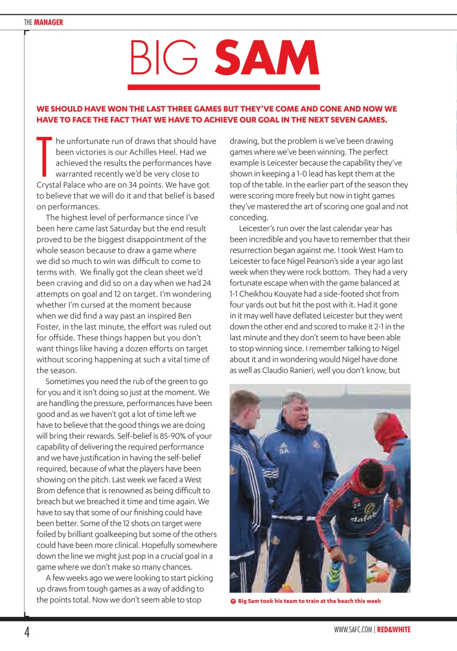 Sunderland FC Preview Pages