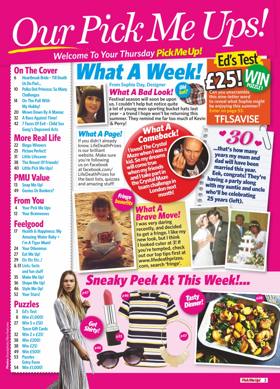 Pick Me Up Preview Pages