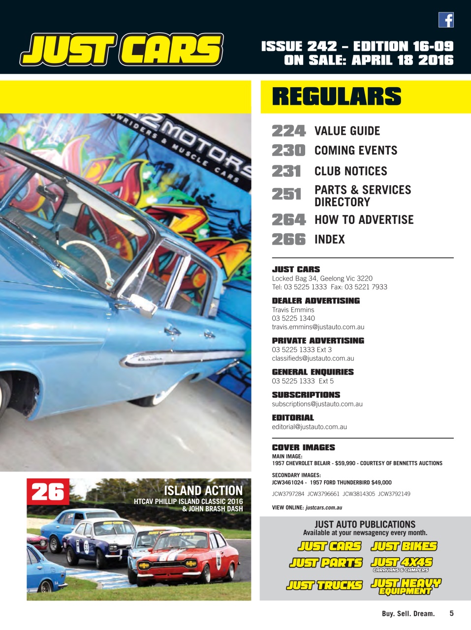 JUST CARS Preview Pages