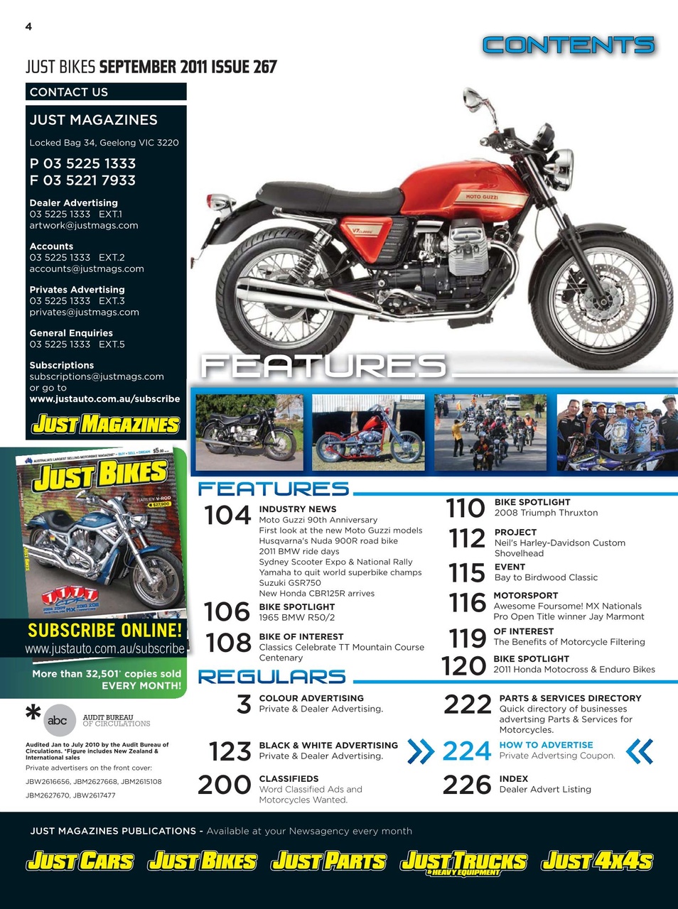 JUST BIKES Preview Pages