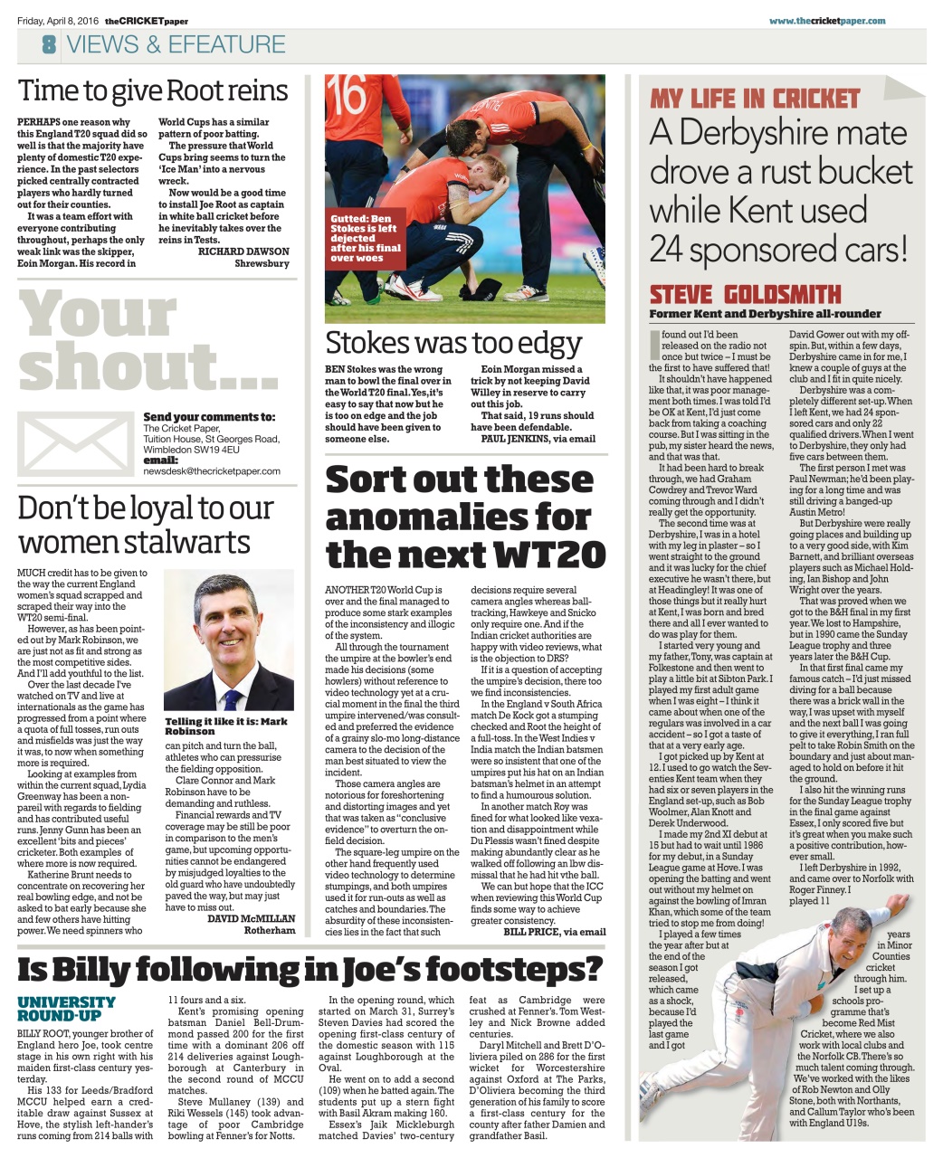 The Cricket Paper Preview Pages