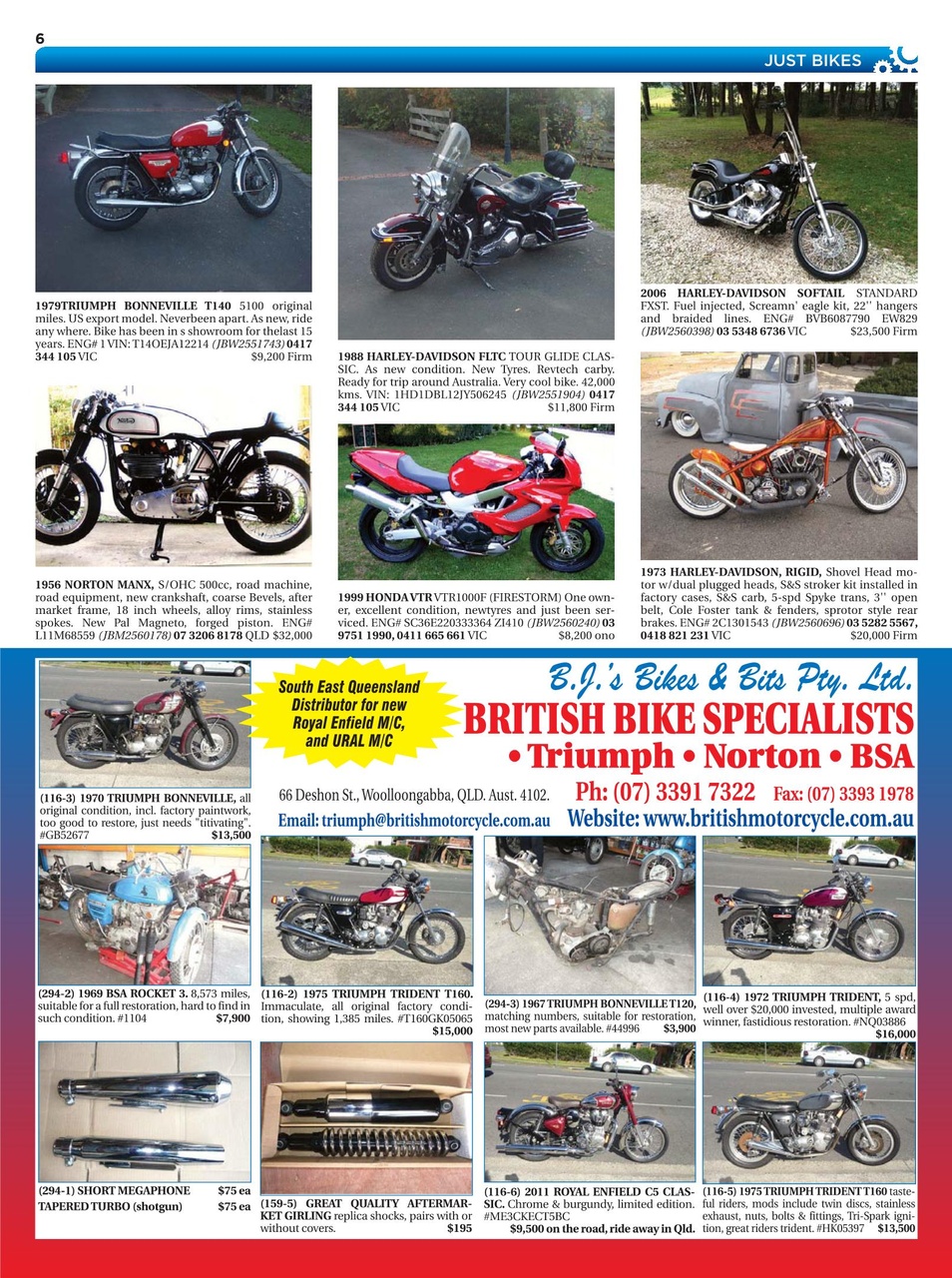 JUST BIKES Preview Pages