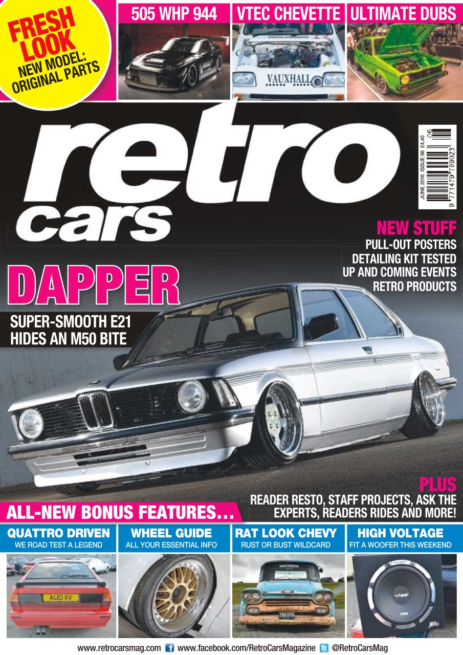 Retro Cars Preview Pages