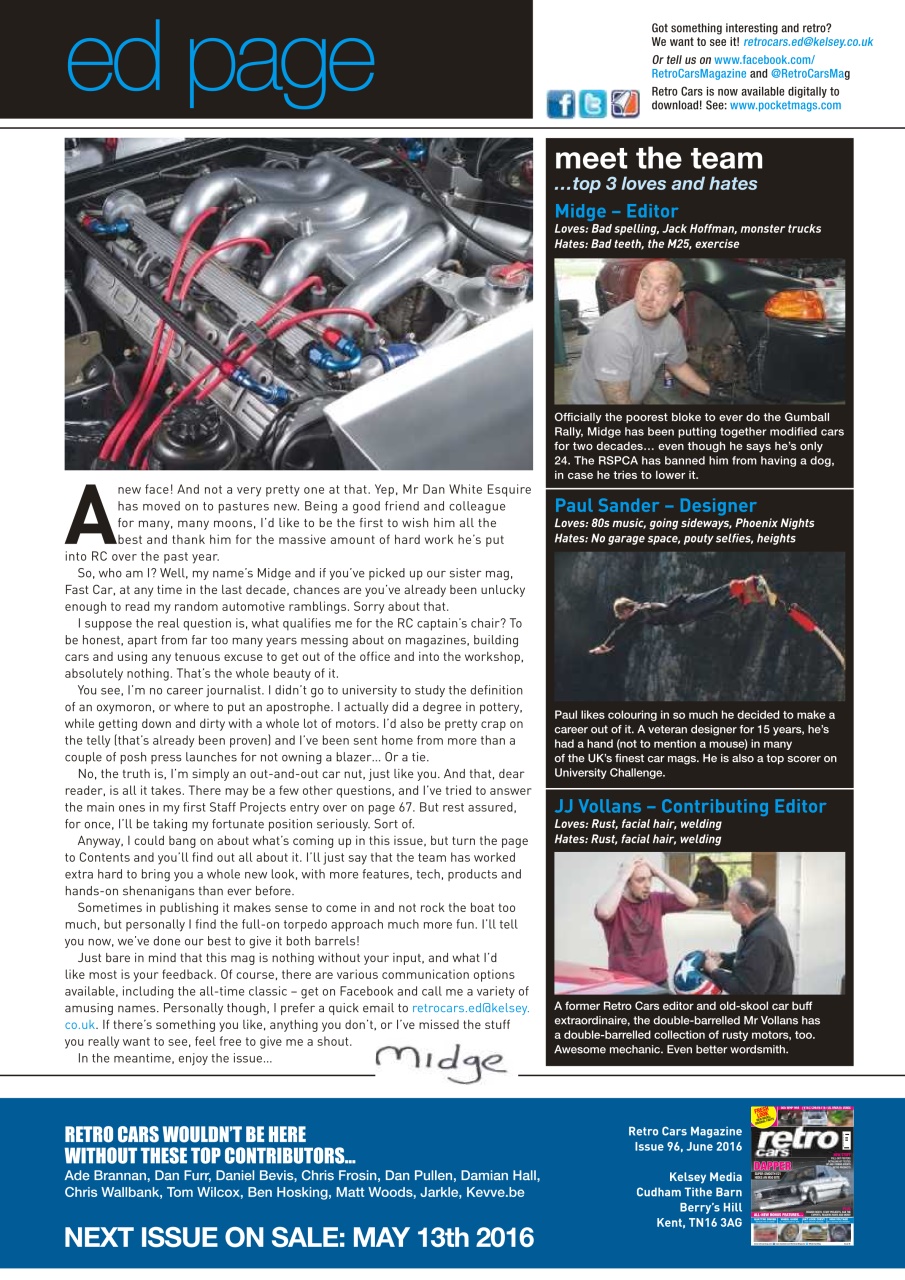 Retro Cars Preview Pages