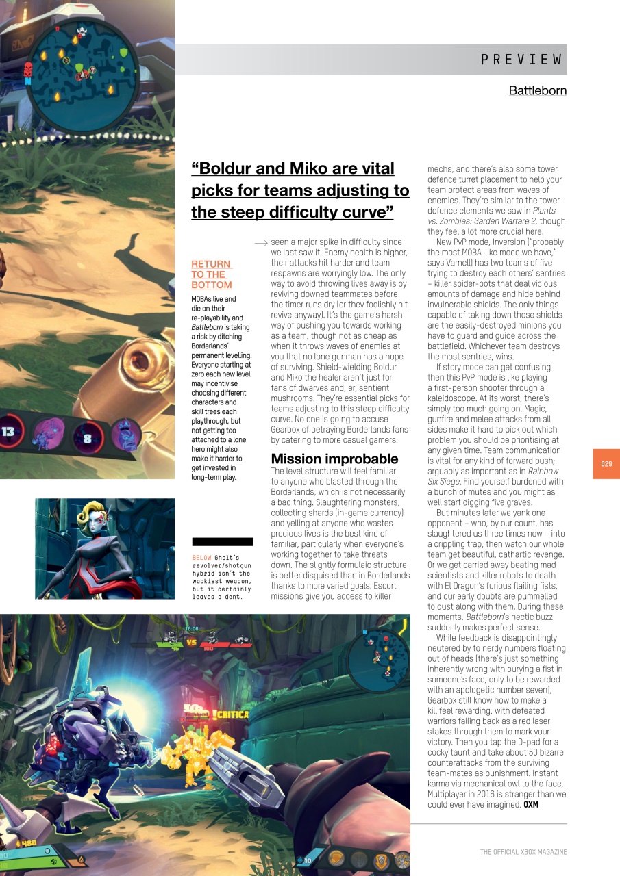 Official Xbox Magazine (UK Edition) Preview Pages