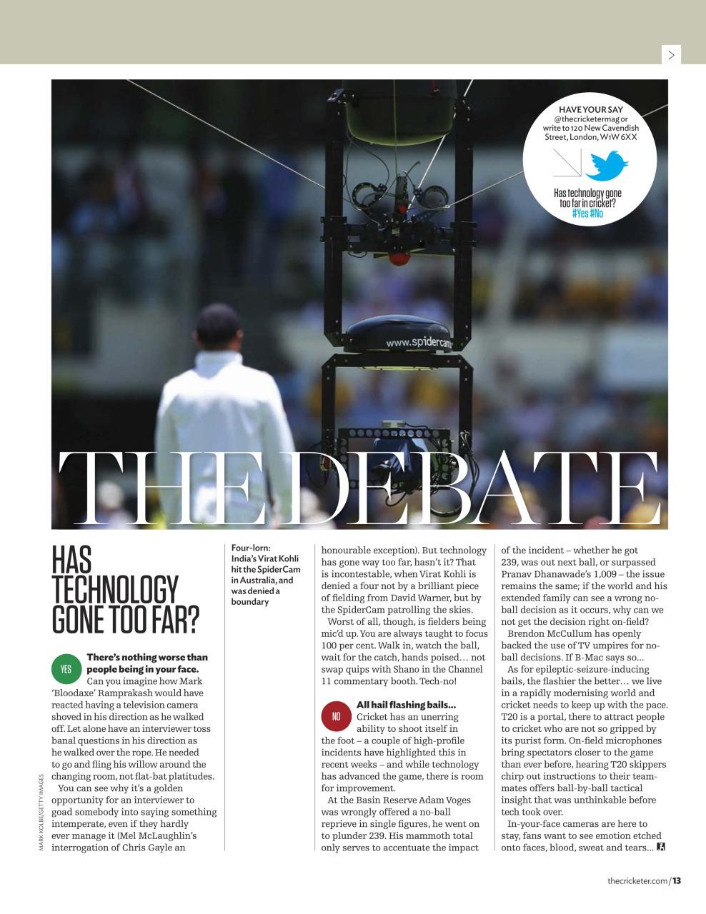 The Cricketer Magazine Preview Pages