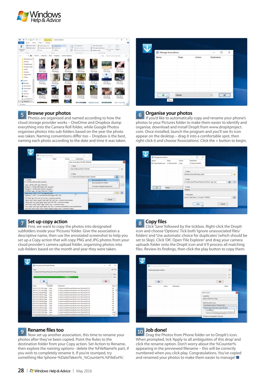 Windows Help & Advice Preview Pages
