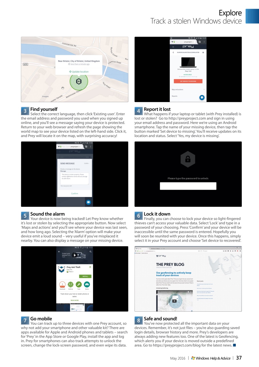 Windows Help & Advice Preview Pages