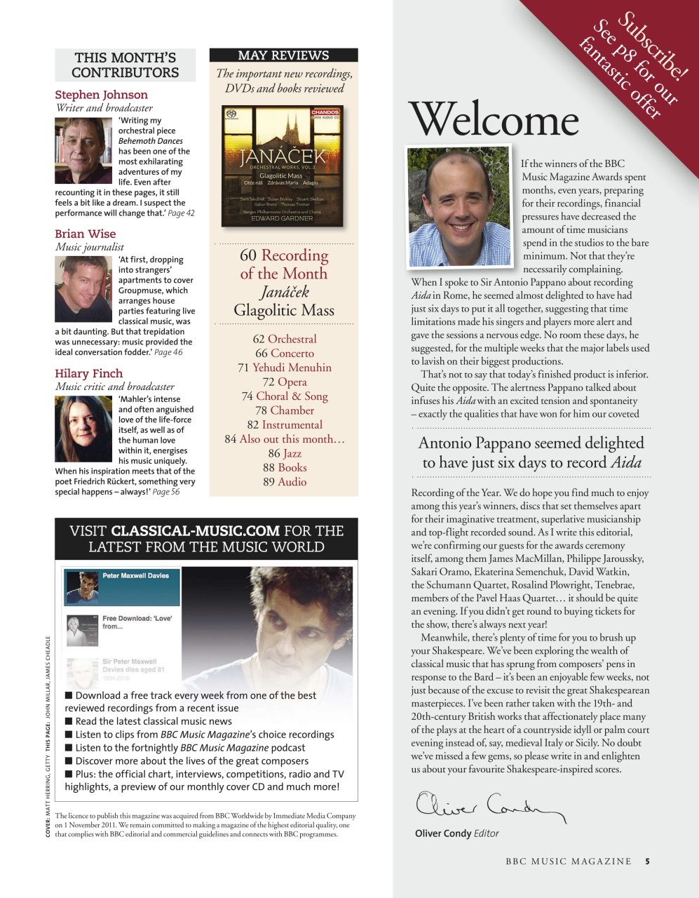 BBC Music Magazine Preview Pages