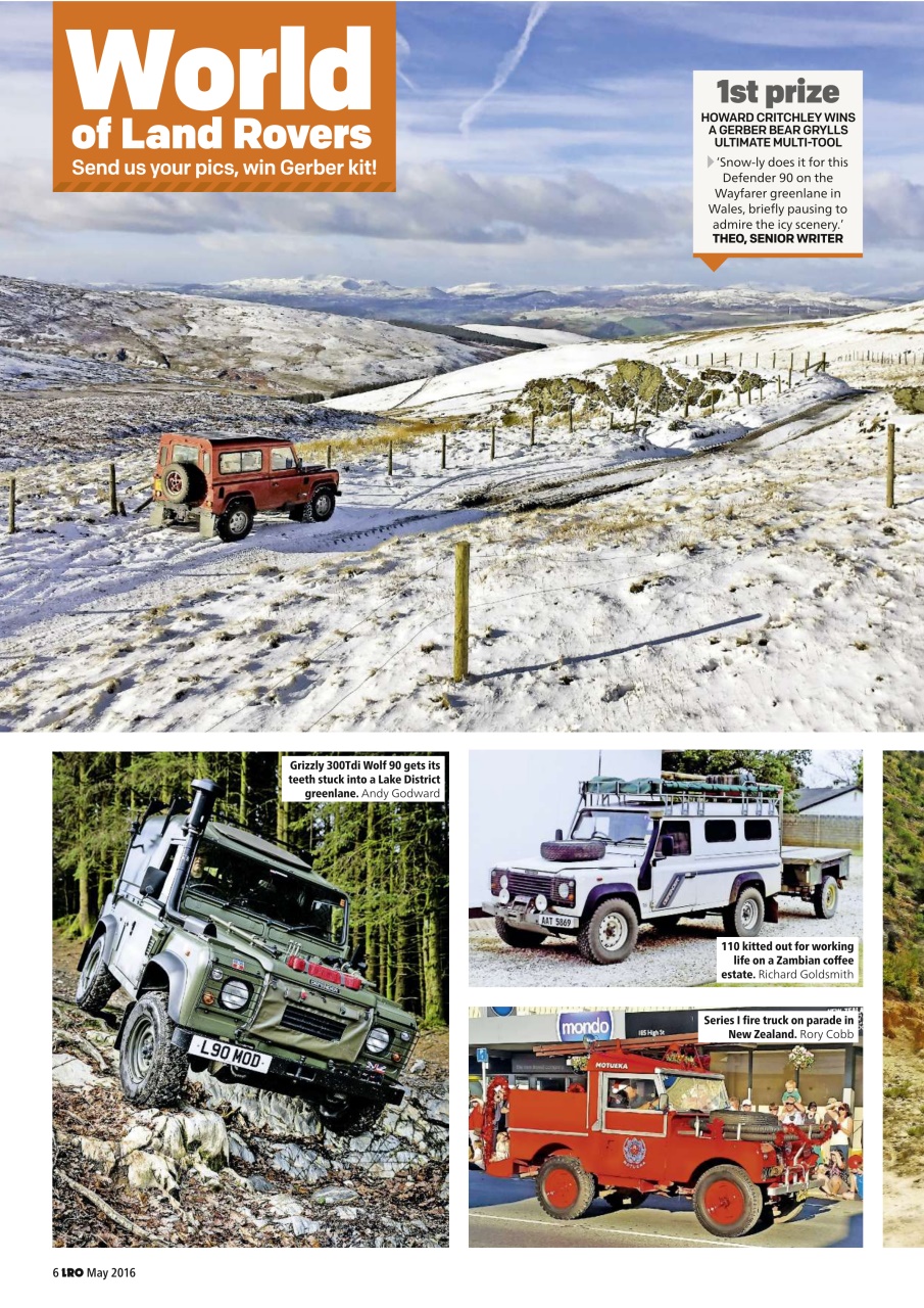 Land Rover Owner Preview Pages