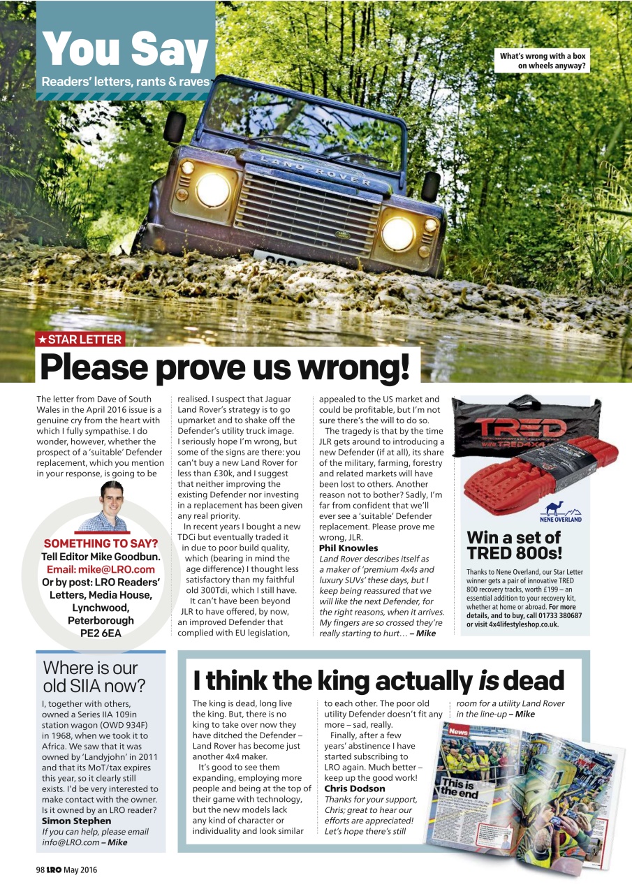 Land Rover Owner Preview Pages