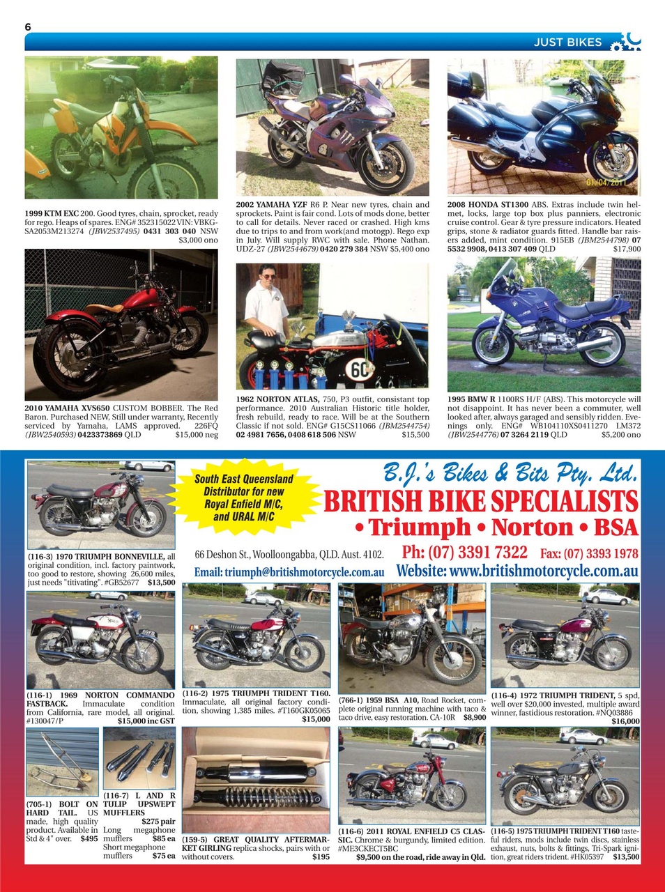 JUST BIKES Preview Pages