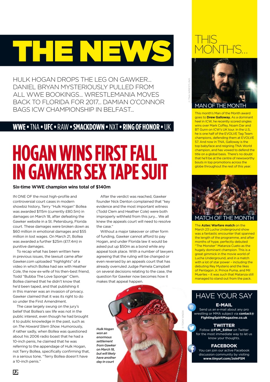 Wrestletalk Magazine Preview Pages