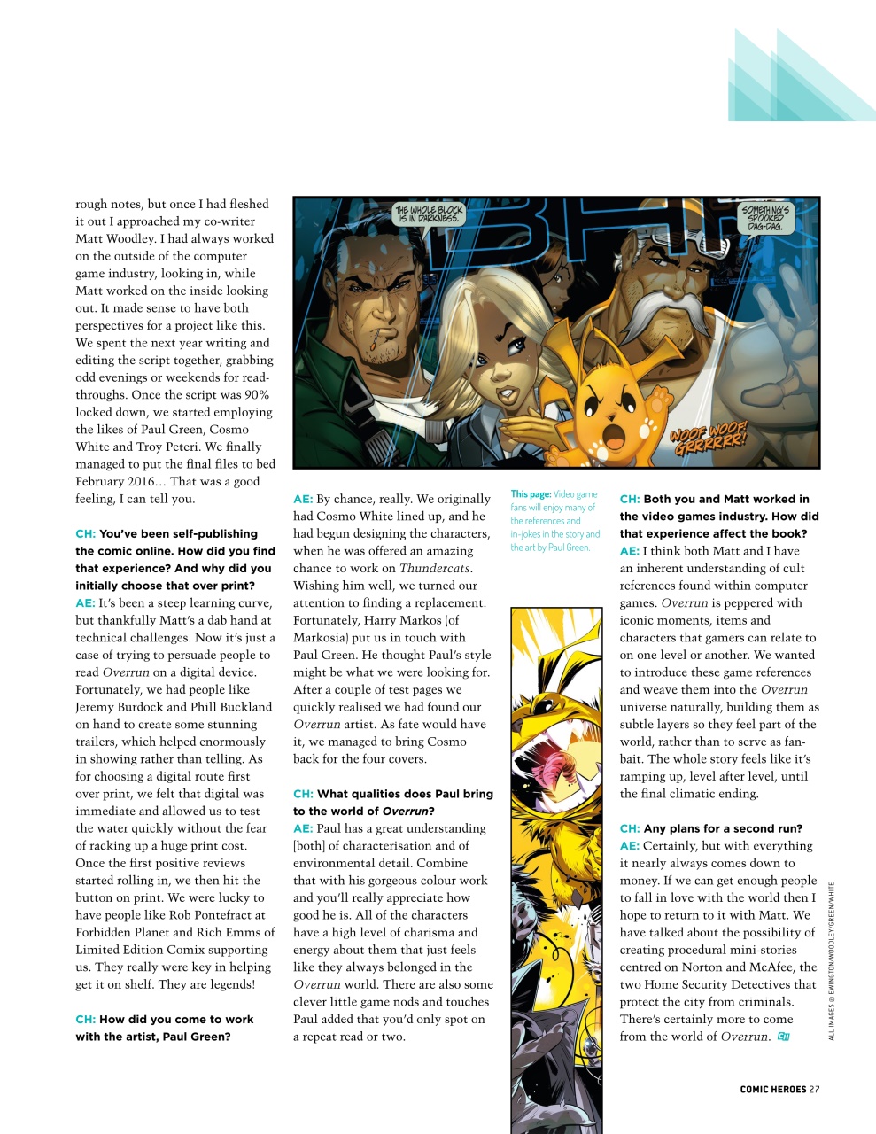 Comic Heroes Preview Pages