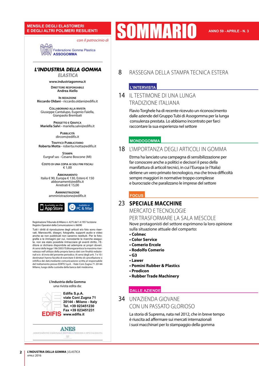 L’industria della Gomma Preview Pages