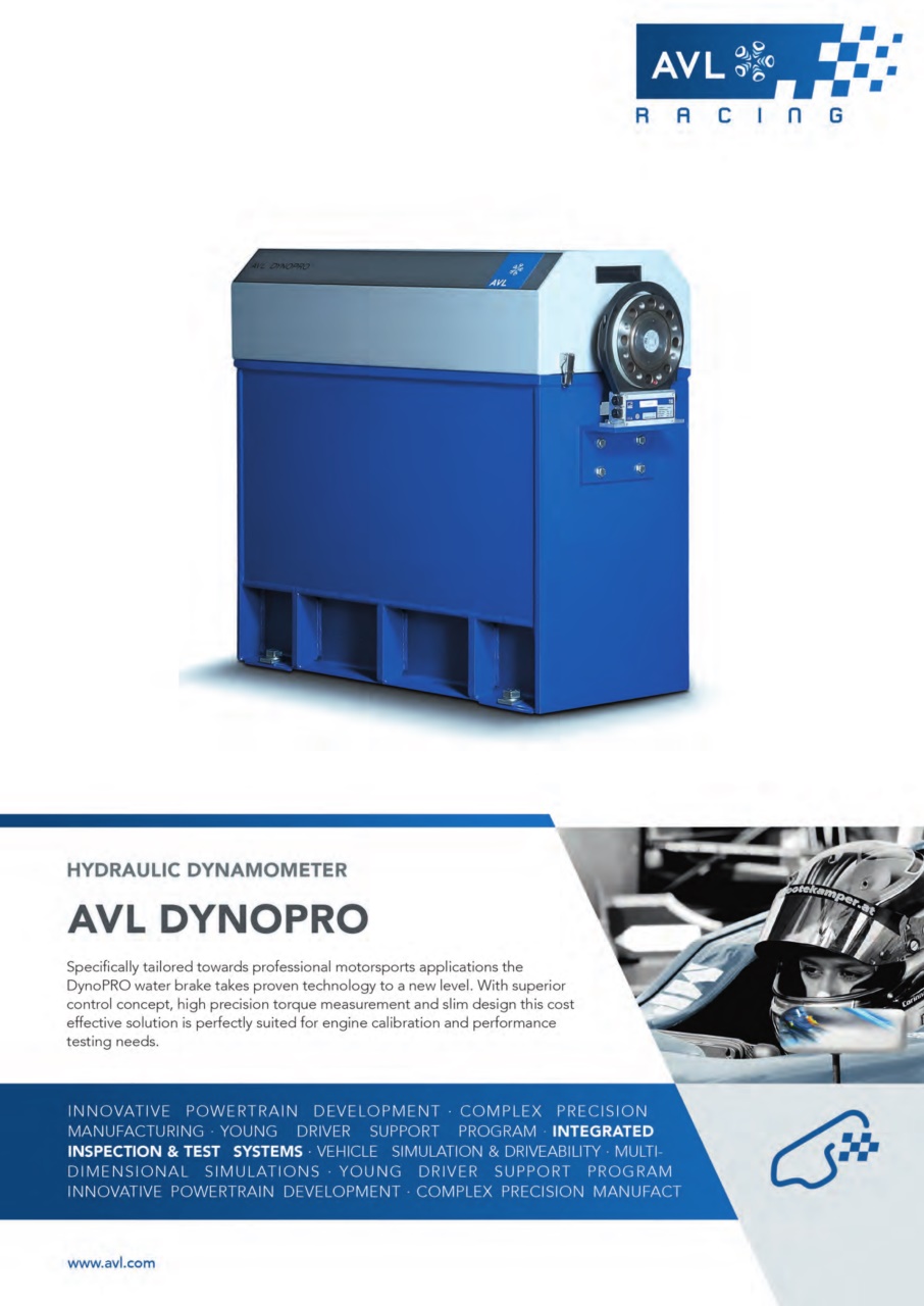 CUP Race Technology Preview Pages