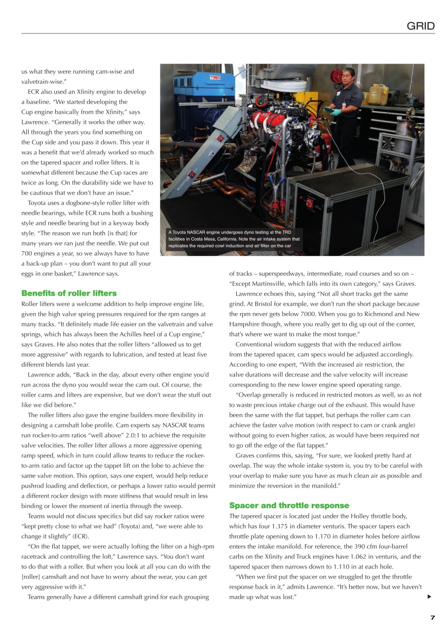 CUP Race Technology Preview Pages