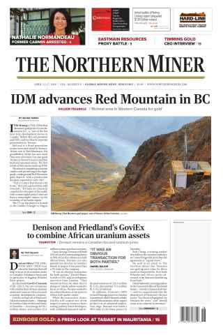 The Northern Miner issue Vol. 102 No. 9