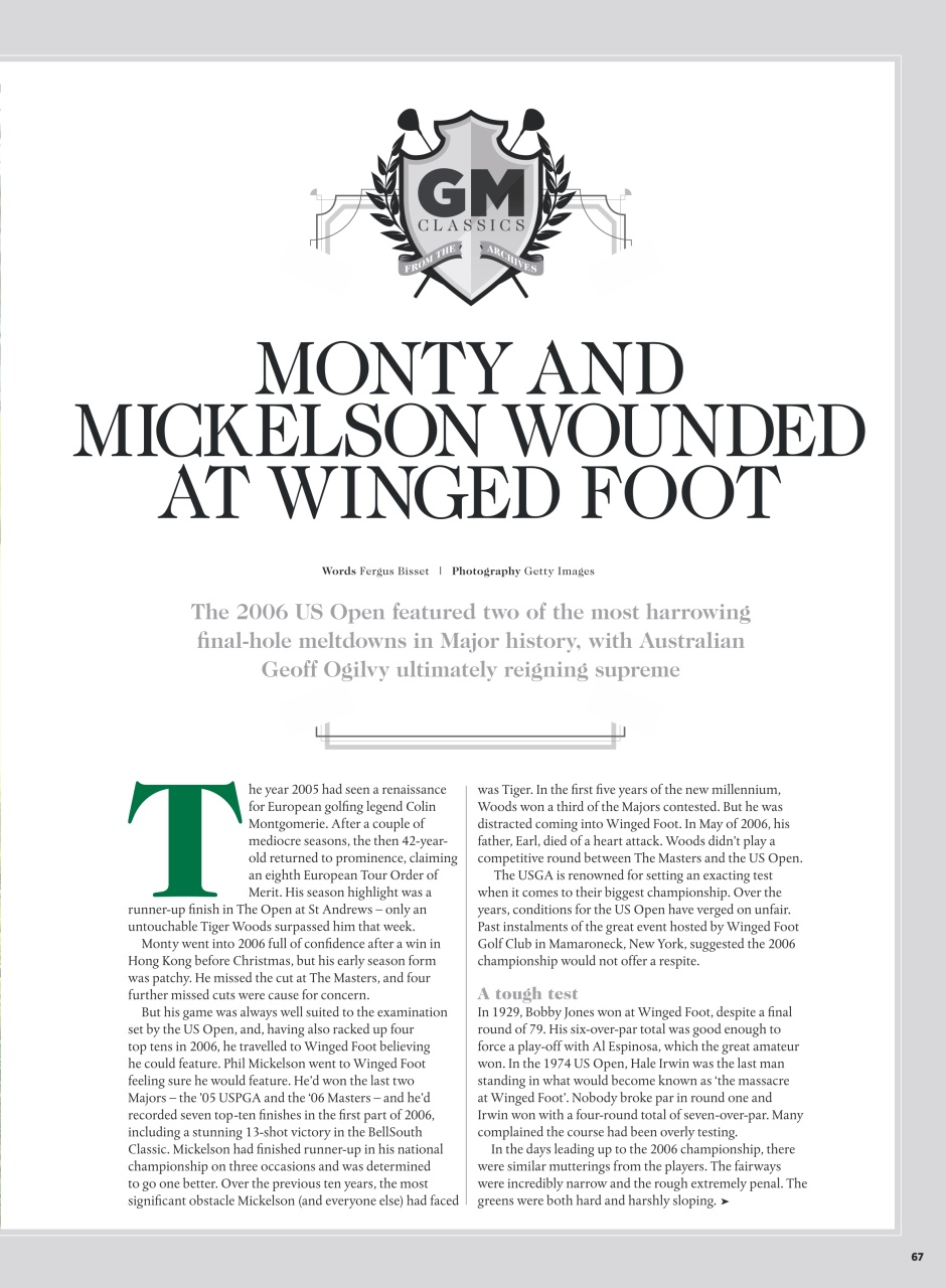 Golf Monthly Preview Pages