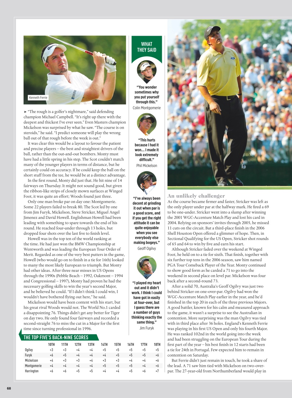 Golf Monthly Preview Pages