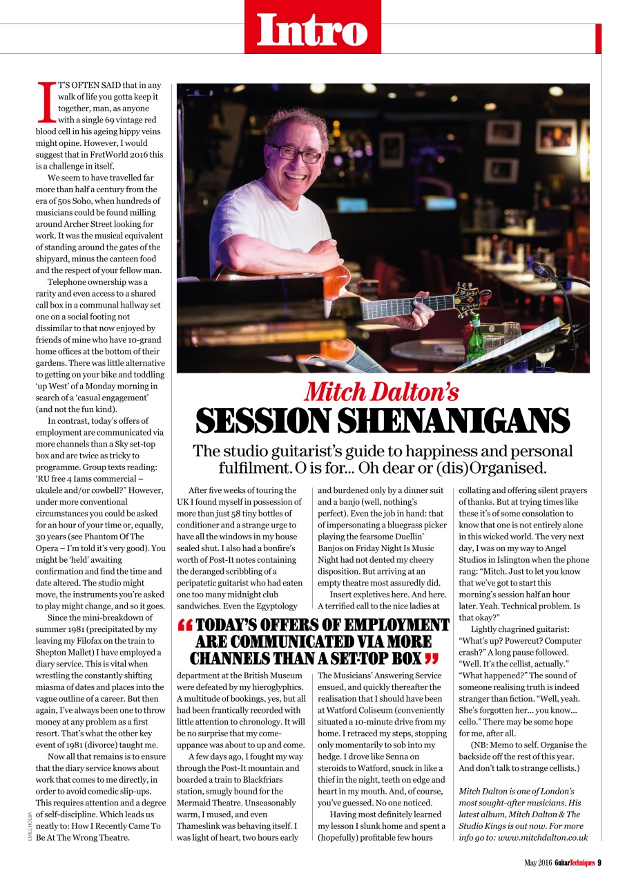 Guitar Techniques Preview Pages