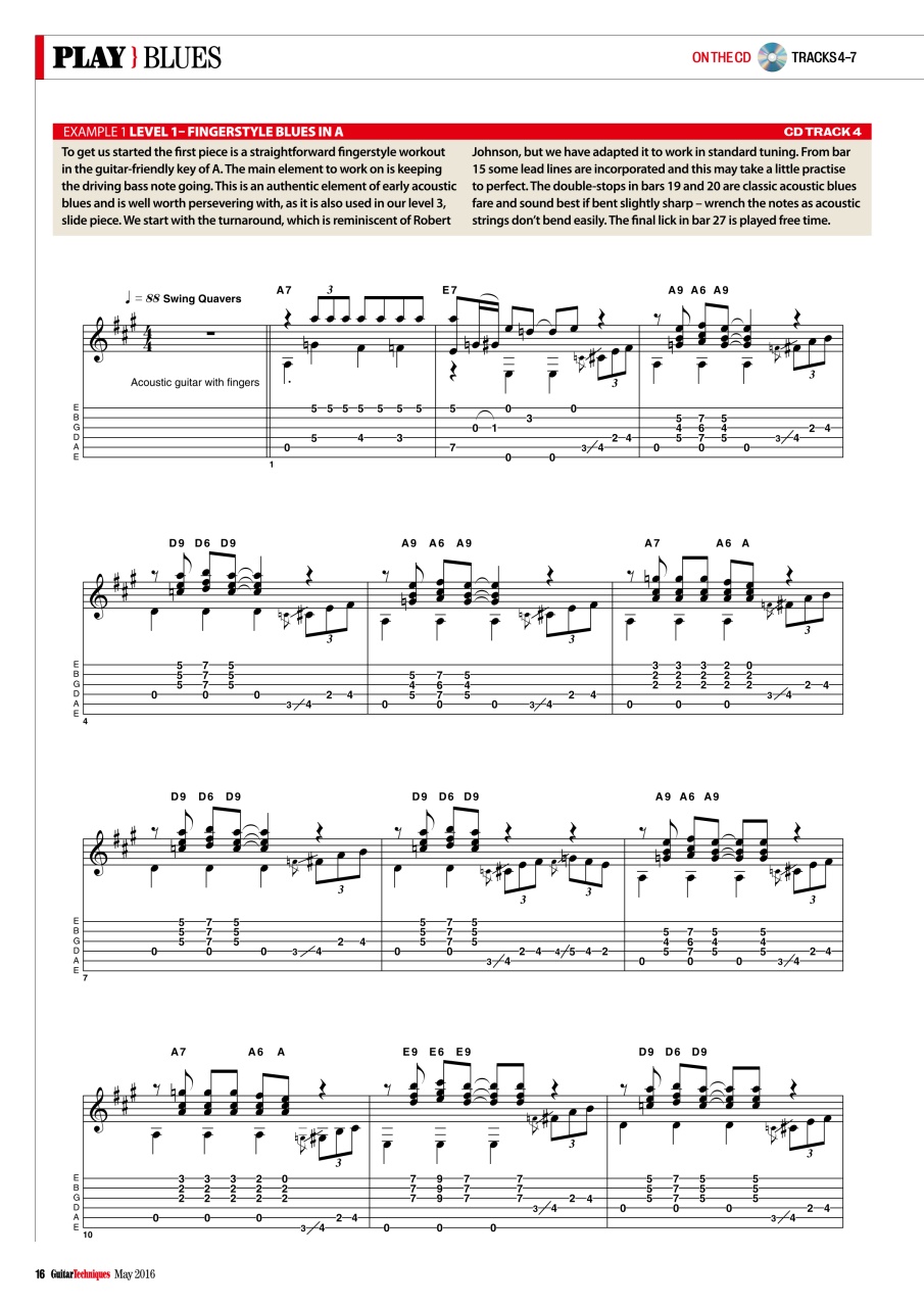 Guitar Techniques Preview Pages