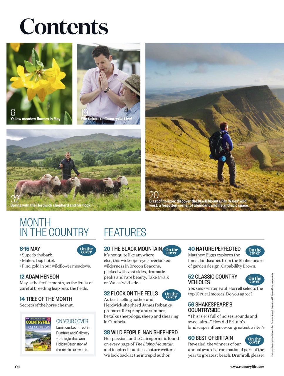 BBC Countryfile Magazine Preview Pages