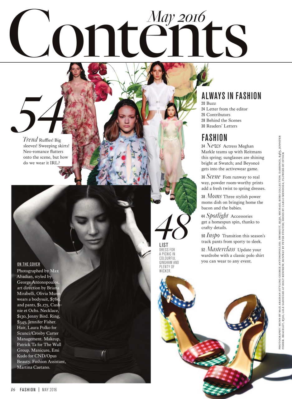 Fashion Magazine Preview Pages