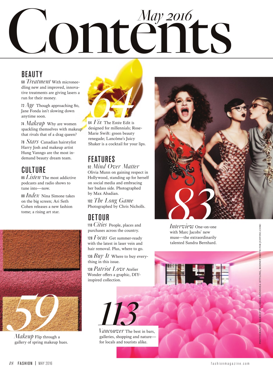 Fashion Magazine Preview Pages