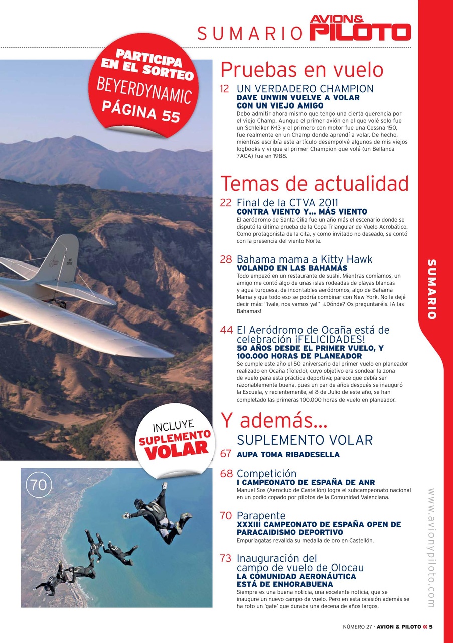 Revista Avion & Piloto Preview Pages