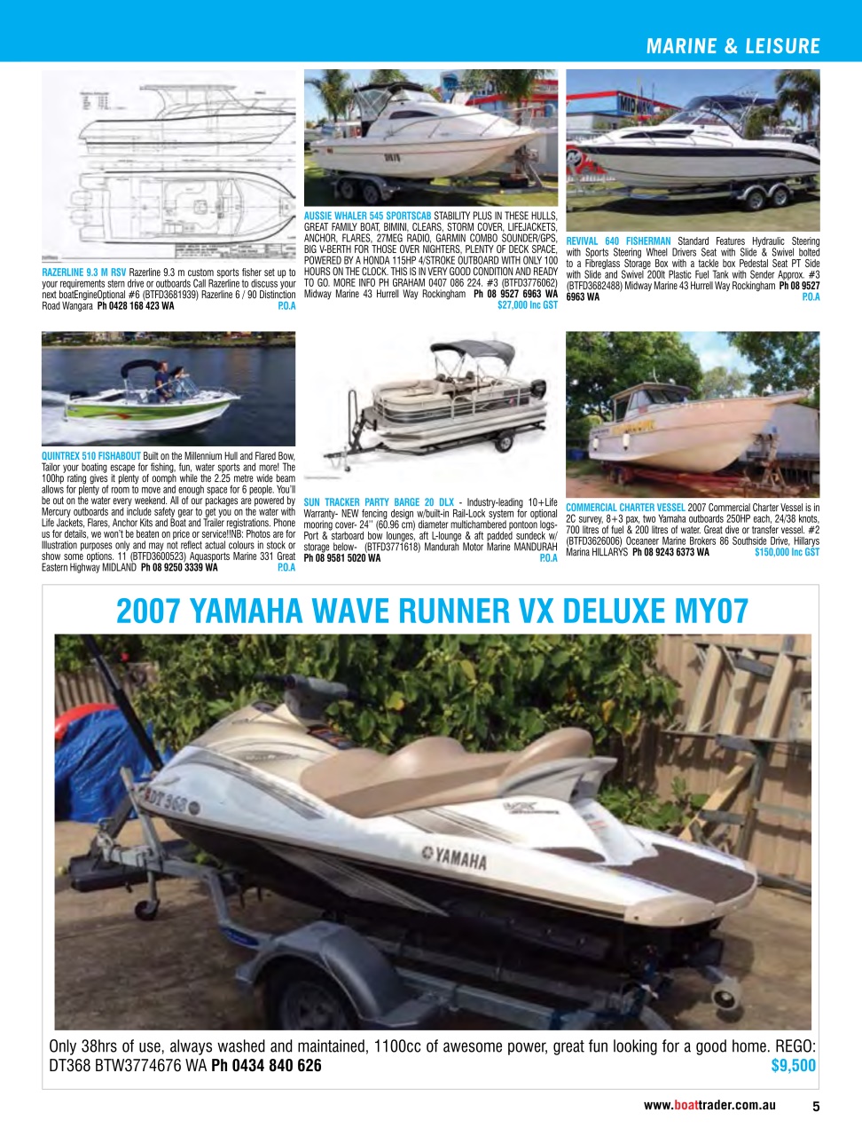 Boat Trader Australia Preview Pages