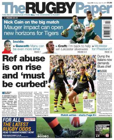 The Rugby Paper issue 10th April 2016