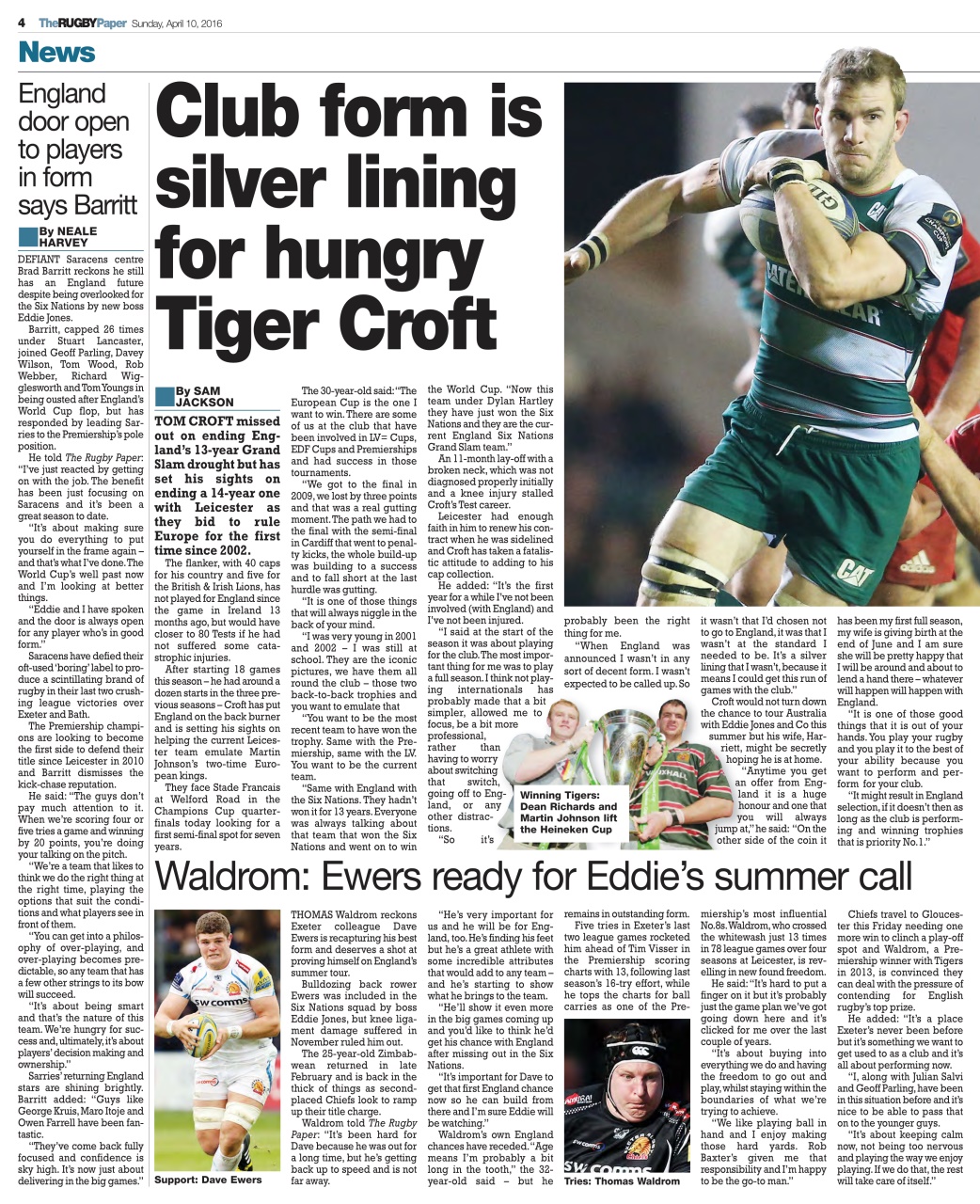 The Rugby Paper Preview Pages