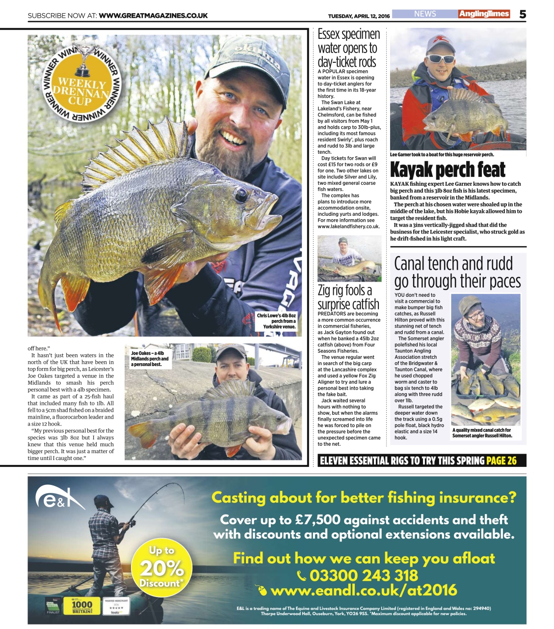Angling Times Preview Pages