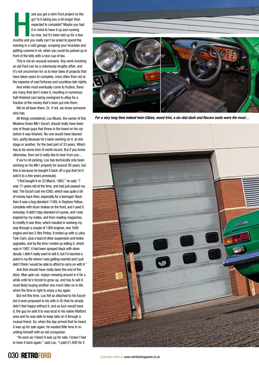 Retro Ford Preview Pages