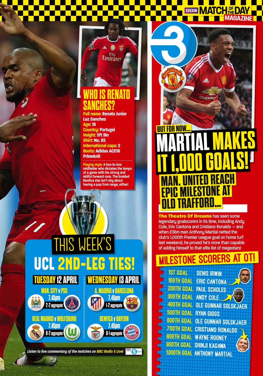 Match of the Day Preview Pages