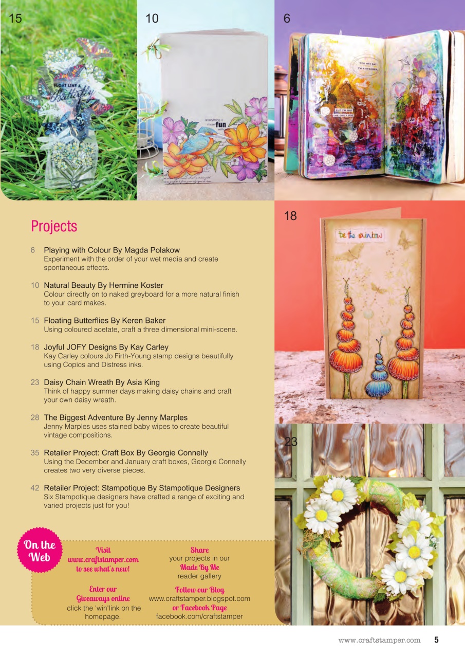 Craft Stamper Preview Pages