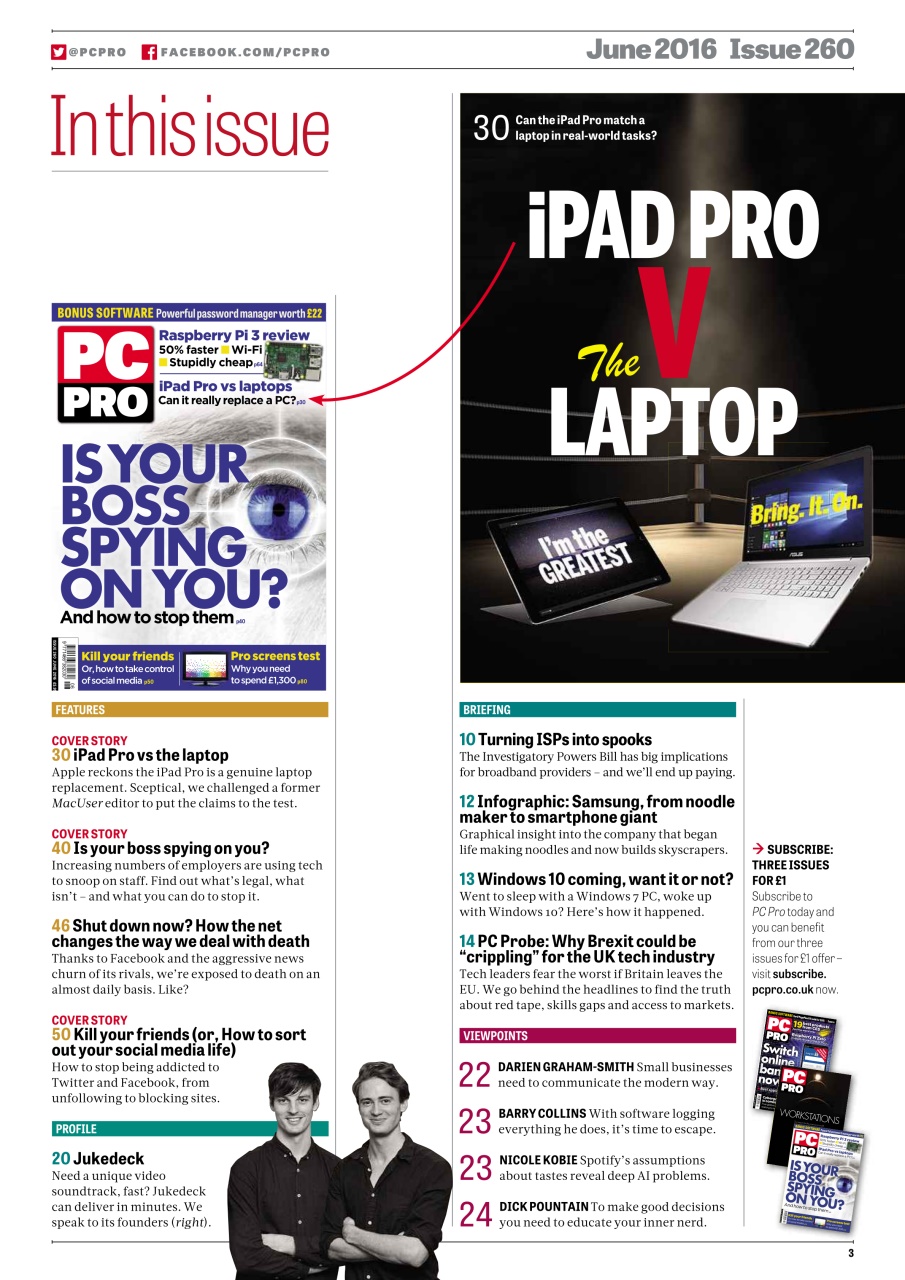 PC Pro Preview Pages