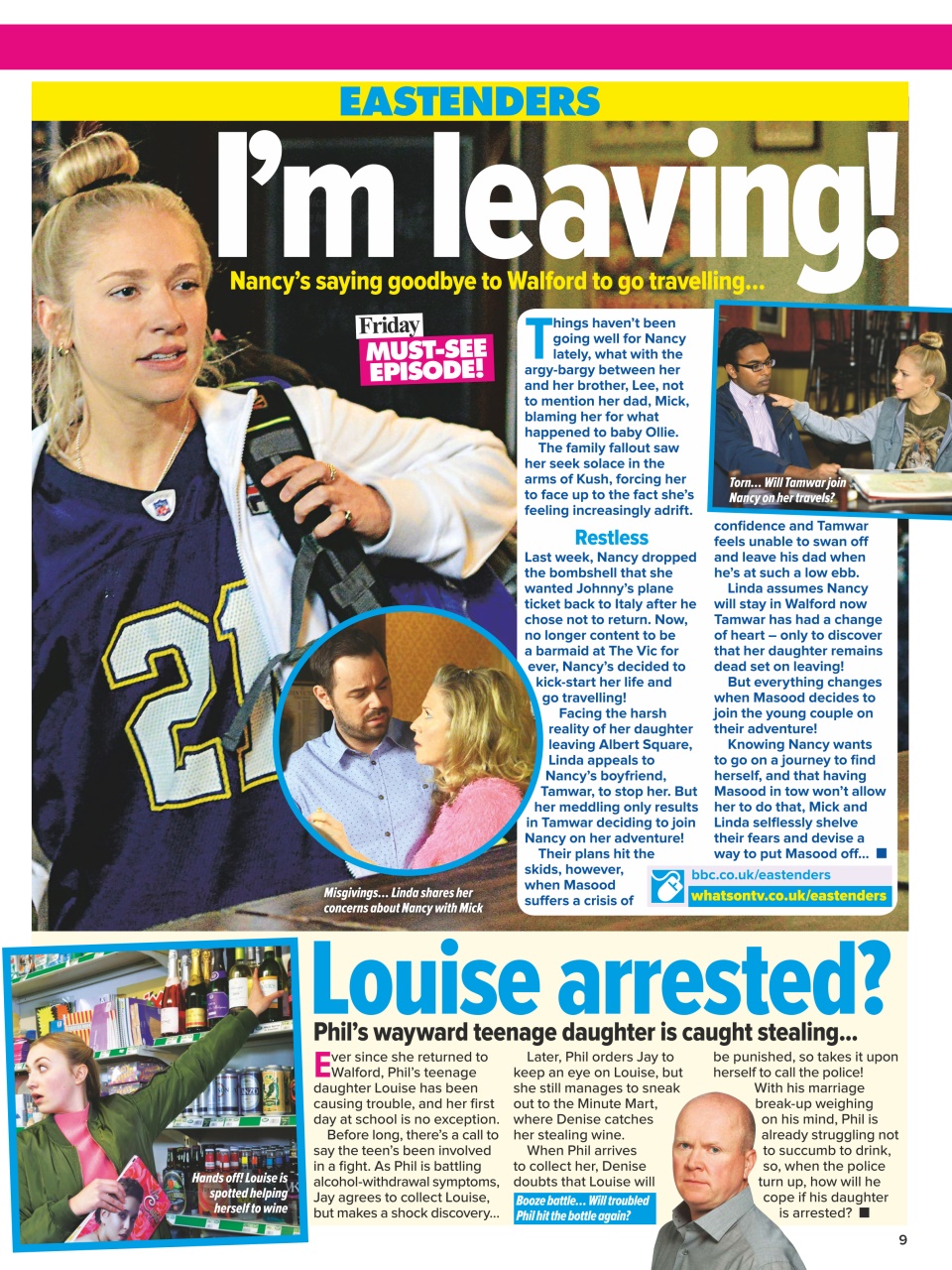 What's on TV Preview Pages