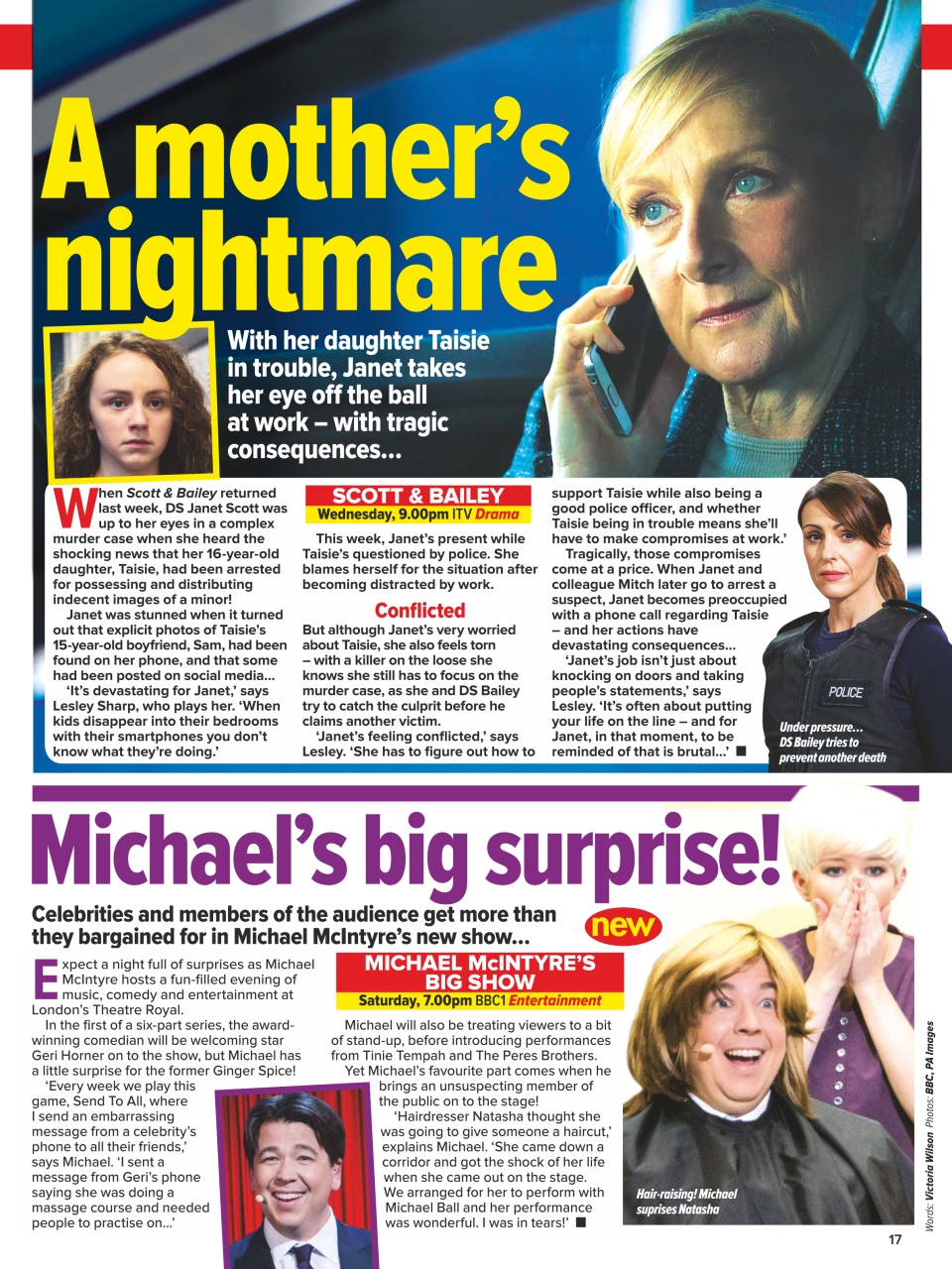 What's on TV Preview Pages