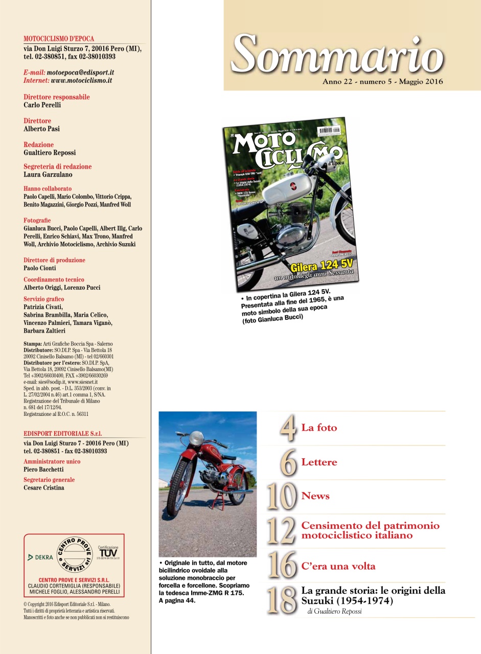 Motociclismo d'Epoca Preview Pages