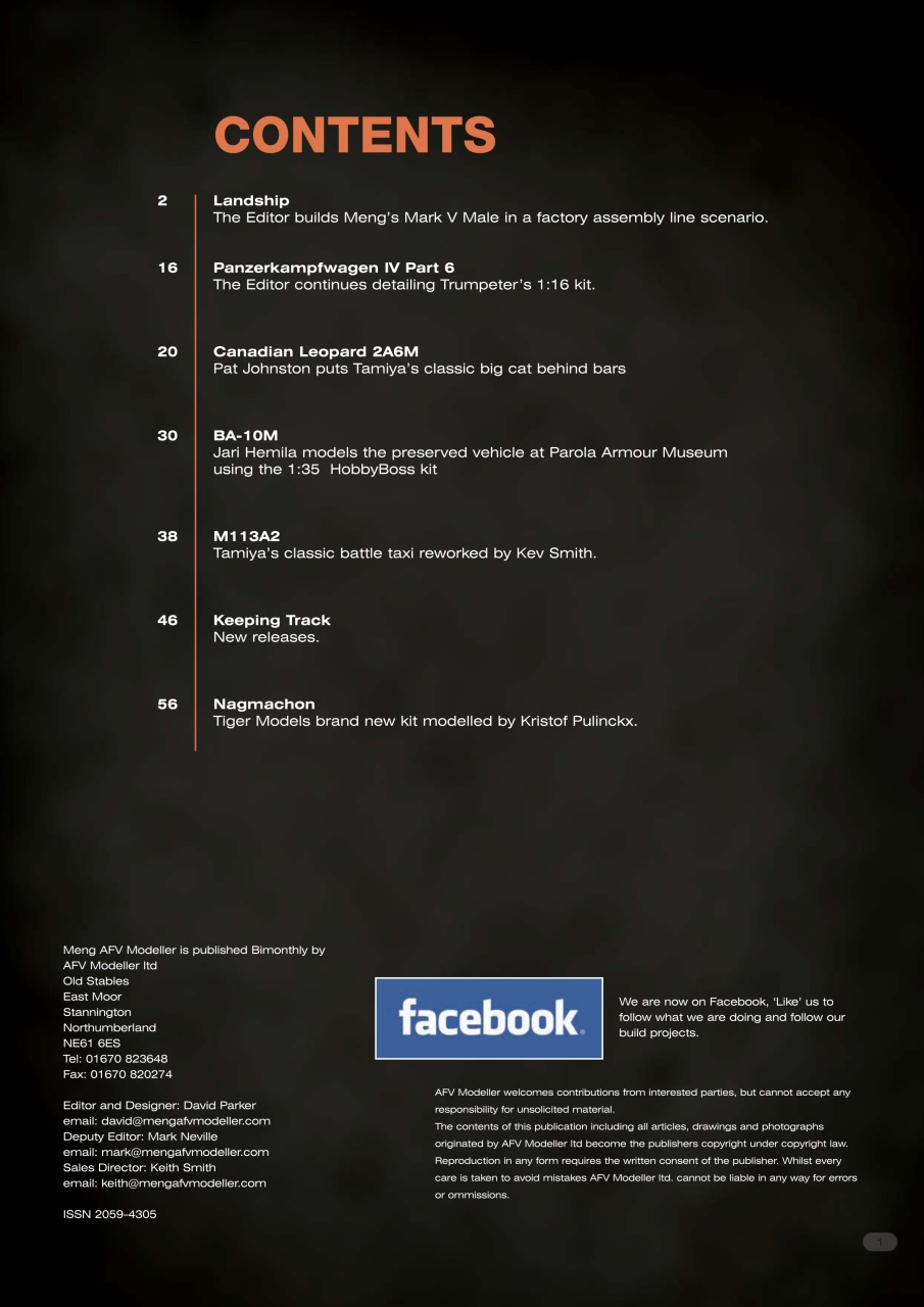 Meng AFV Modeller Preview Pages