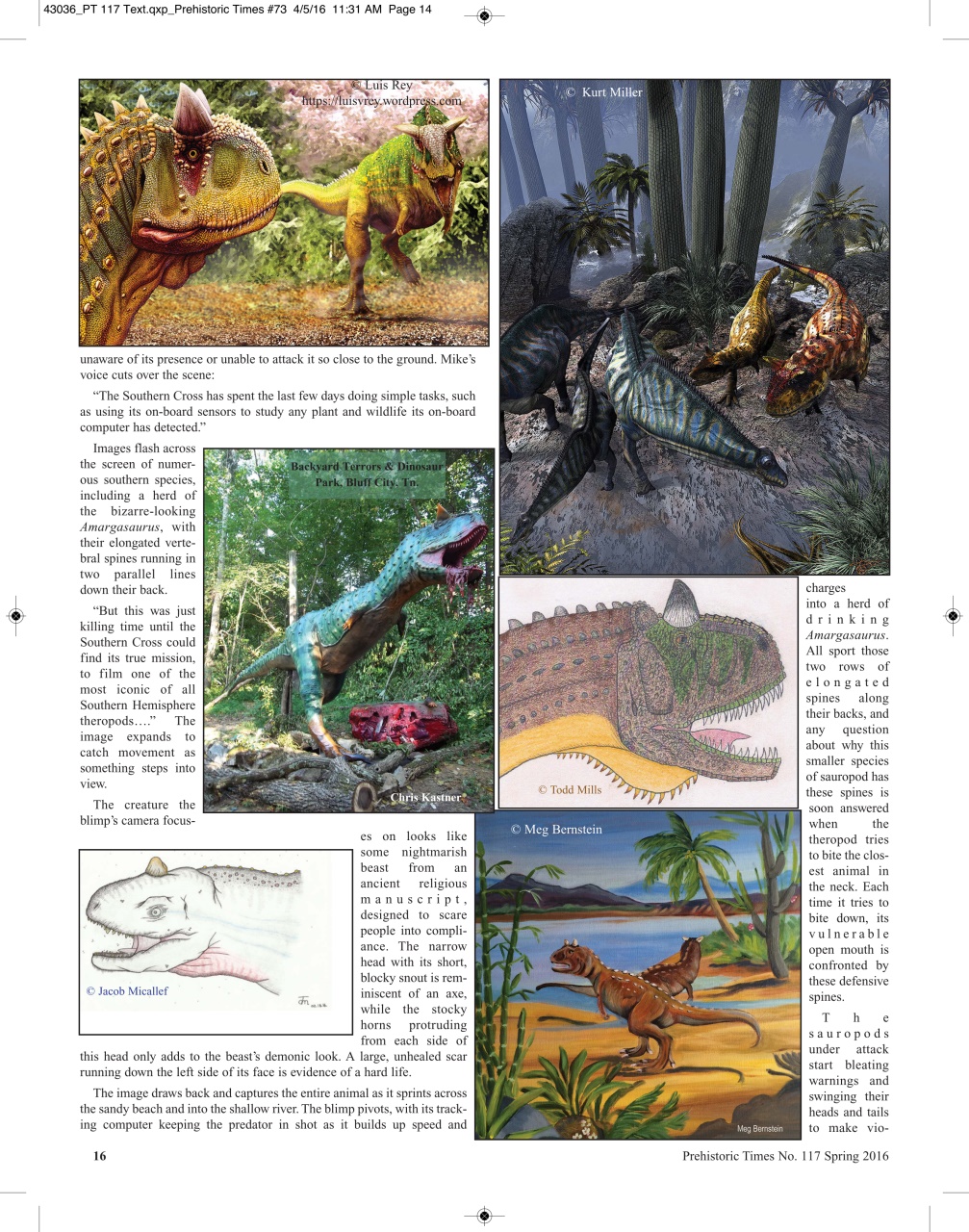 Prehistoric Times Preview Pages