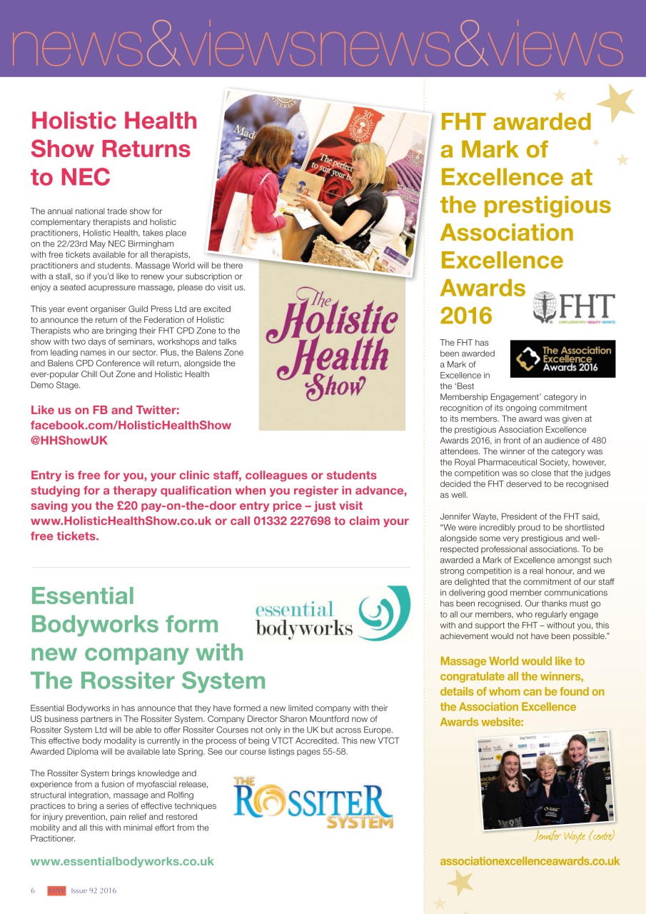 Massage World Preview Pages