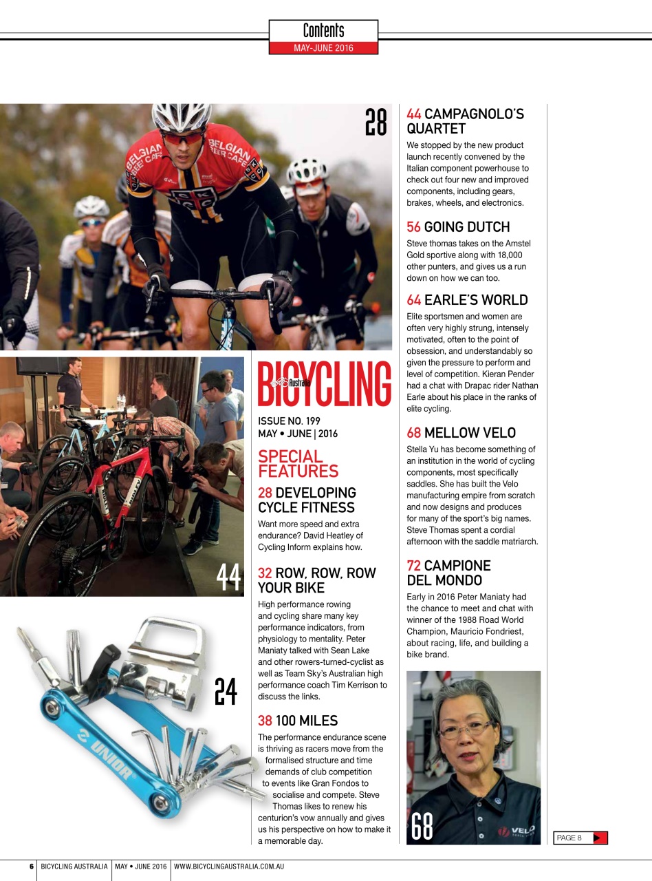 Bicycling Australia Preview Pages
