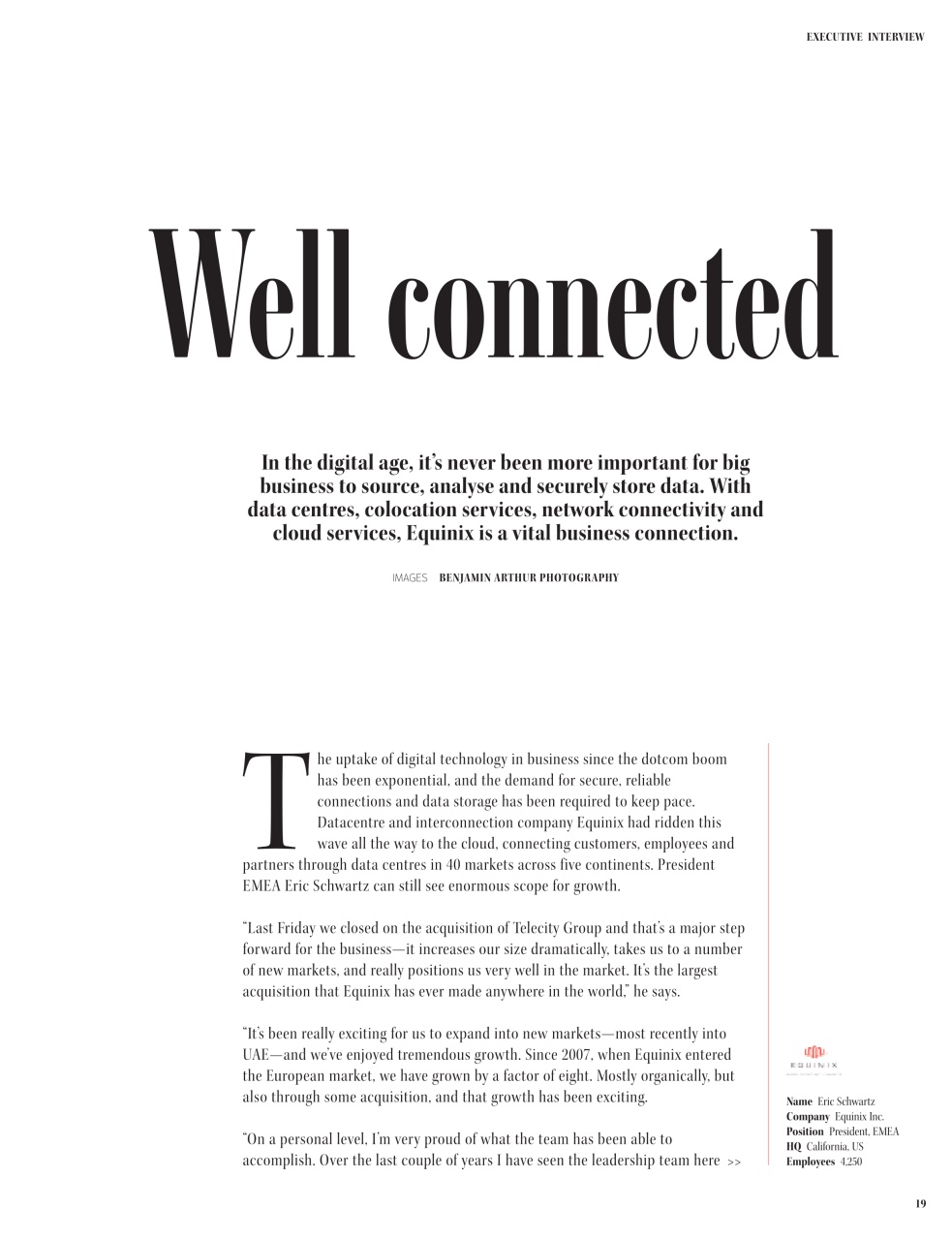 The CEO Magazine EMEA Preview Pages