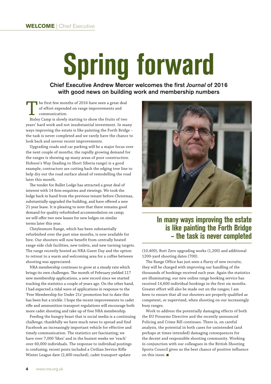 National Rifle Association Journal Preview Pages