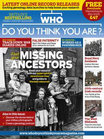 Who Do You Think You Are? issue May 2016